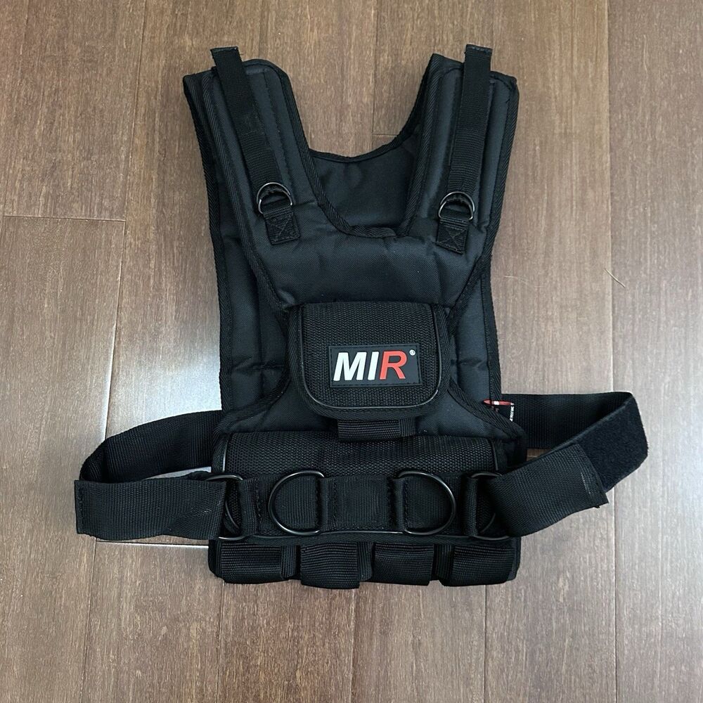 MiR Womens Weighted Vest 10lbs - 30lbs. No Weights. Gym Cross Training Vest